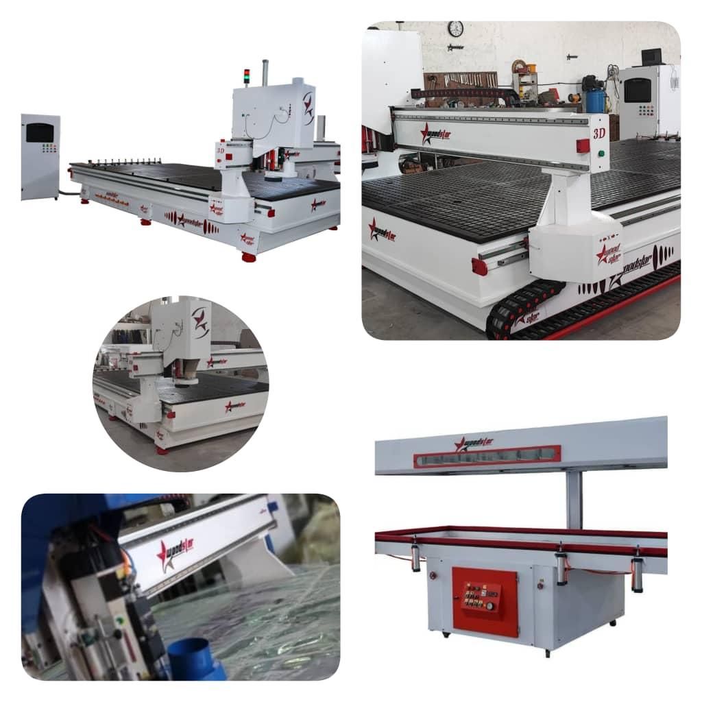 دستگاه CNC چوب و وکیوم