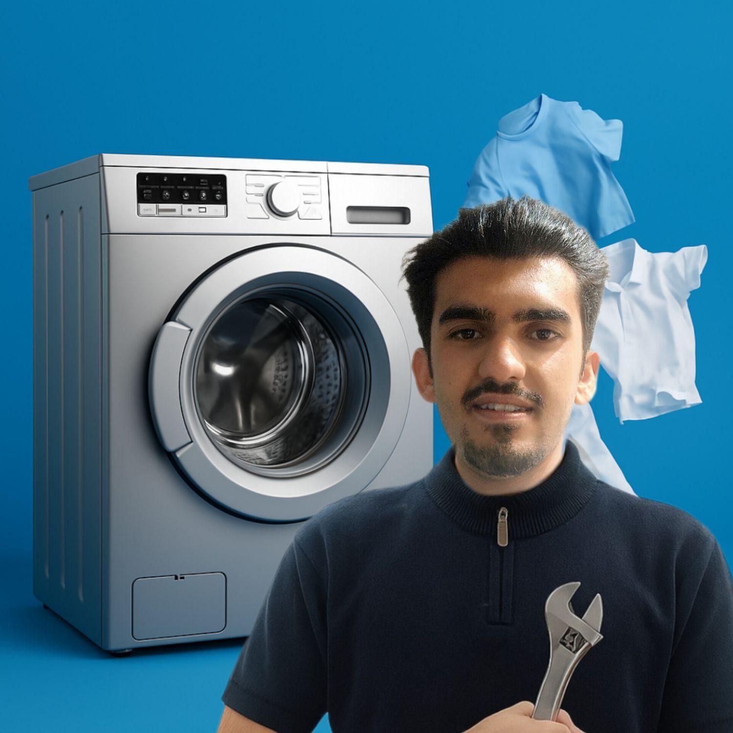 تعمیر و نصب ماشین لباسشویی با ۷ ماه گارانتی