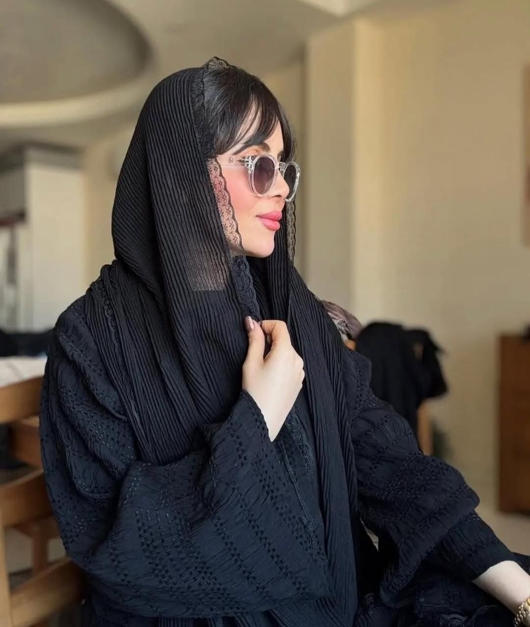 شال و روسری مشکی محرمی