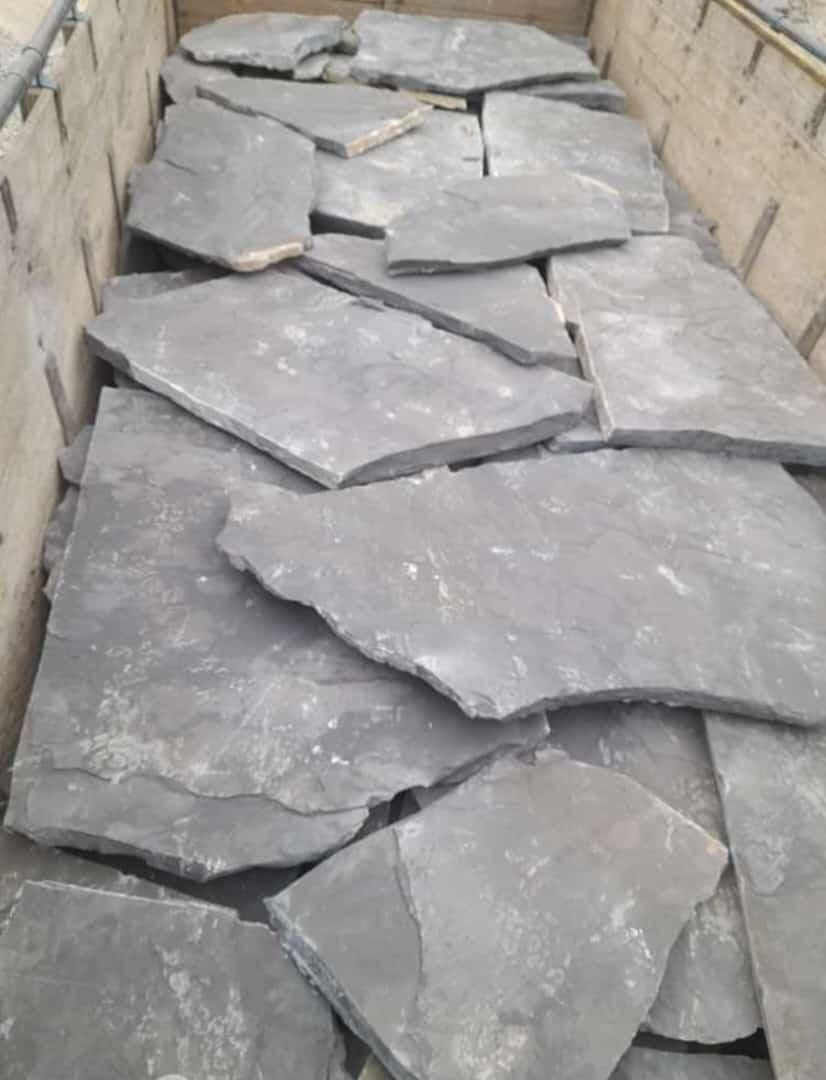 سنگ ورقه ای طوسی ، مناسب کف و نما