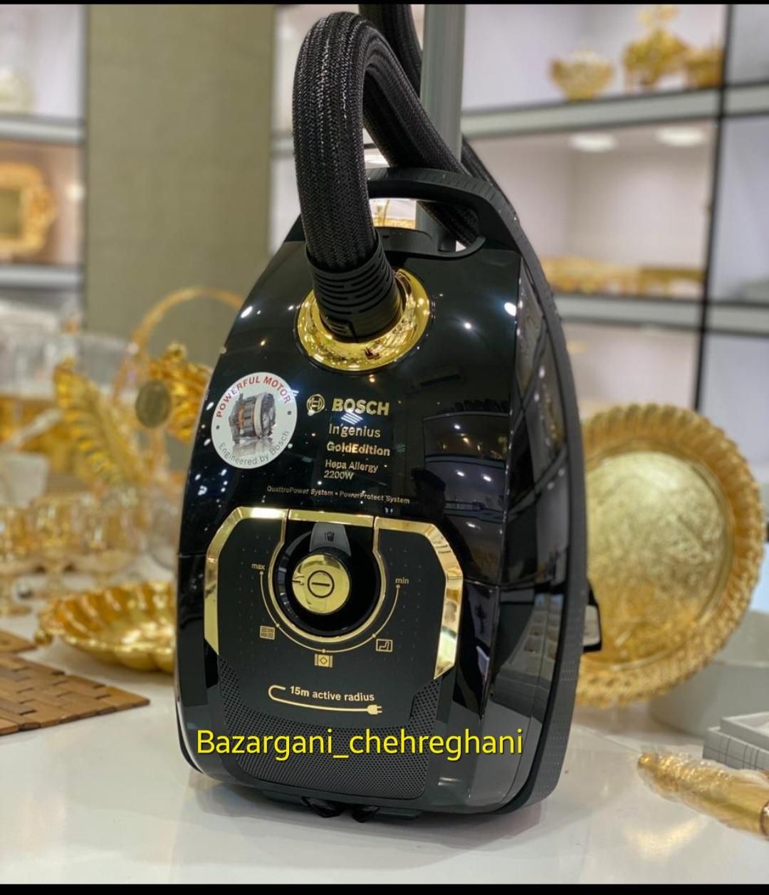 جارو برقی بوش8گلدبخارگر بخارشو جارو شارژی پاکشوما