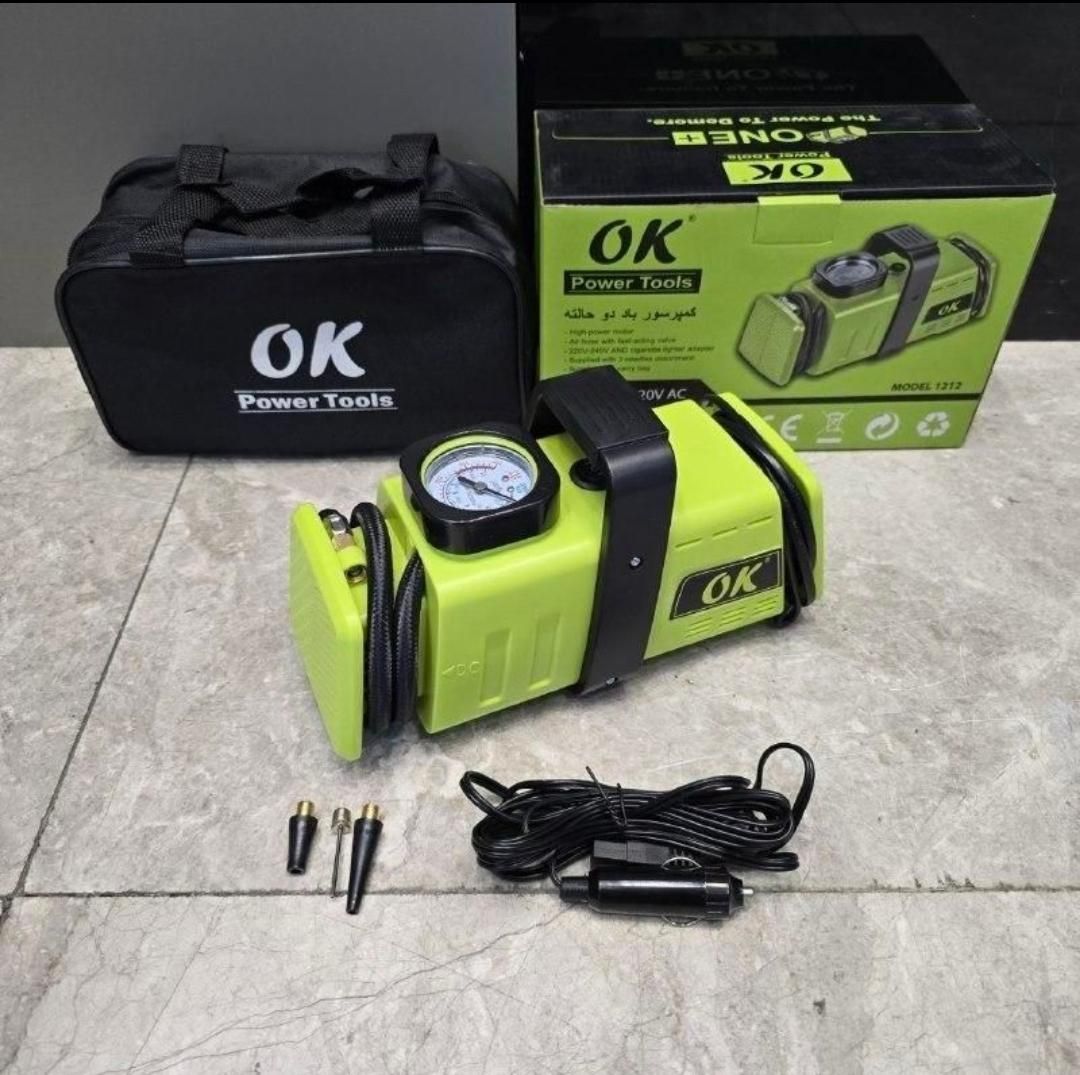 پمپ باد فندکی دو حالته ok 1212