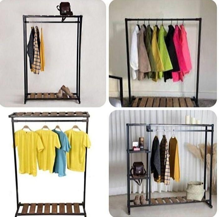 رگال لباس چوب کار اویز لباس
