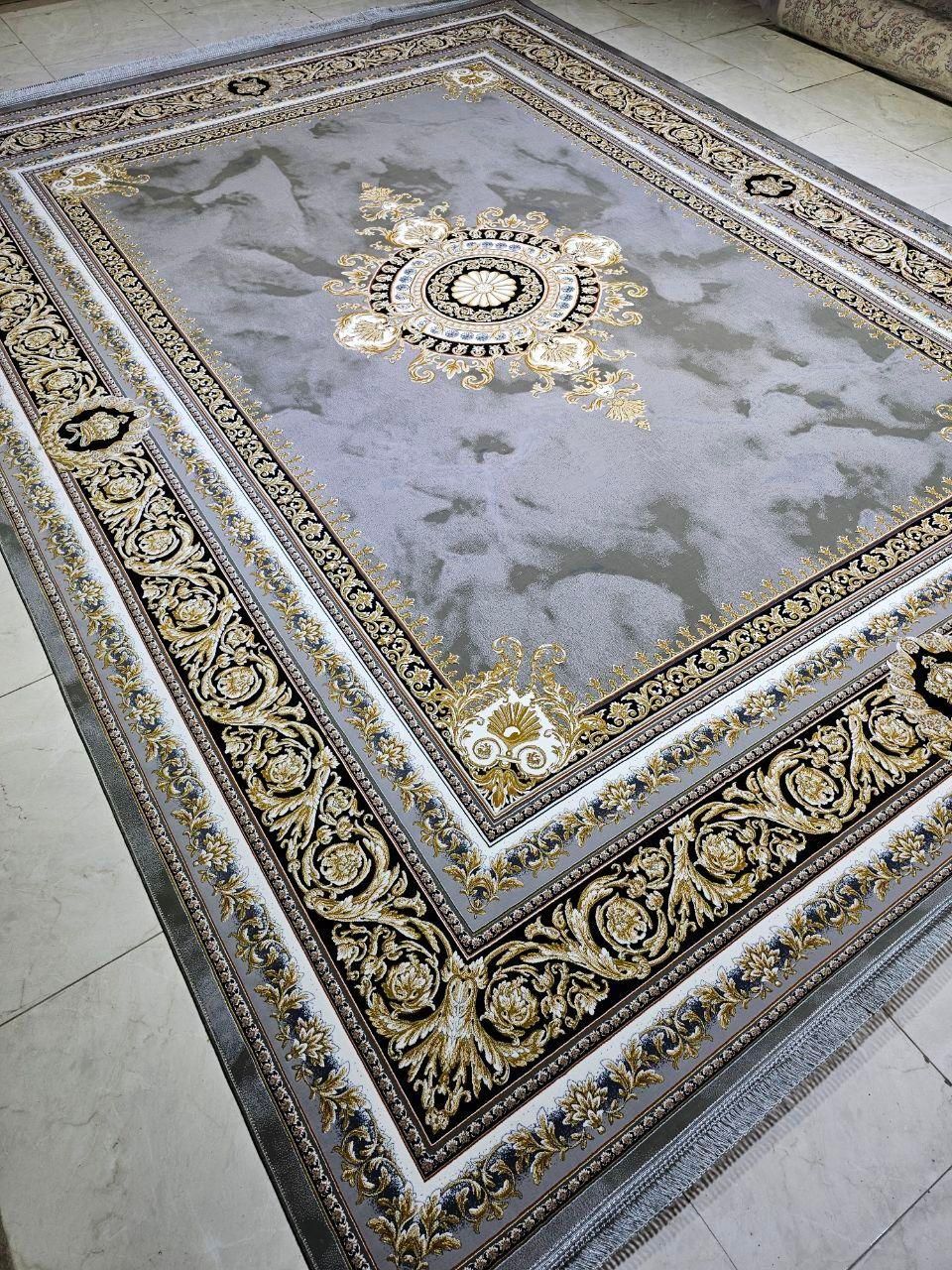 فرش طرح دلسا 1200شانه گل برجسته