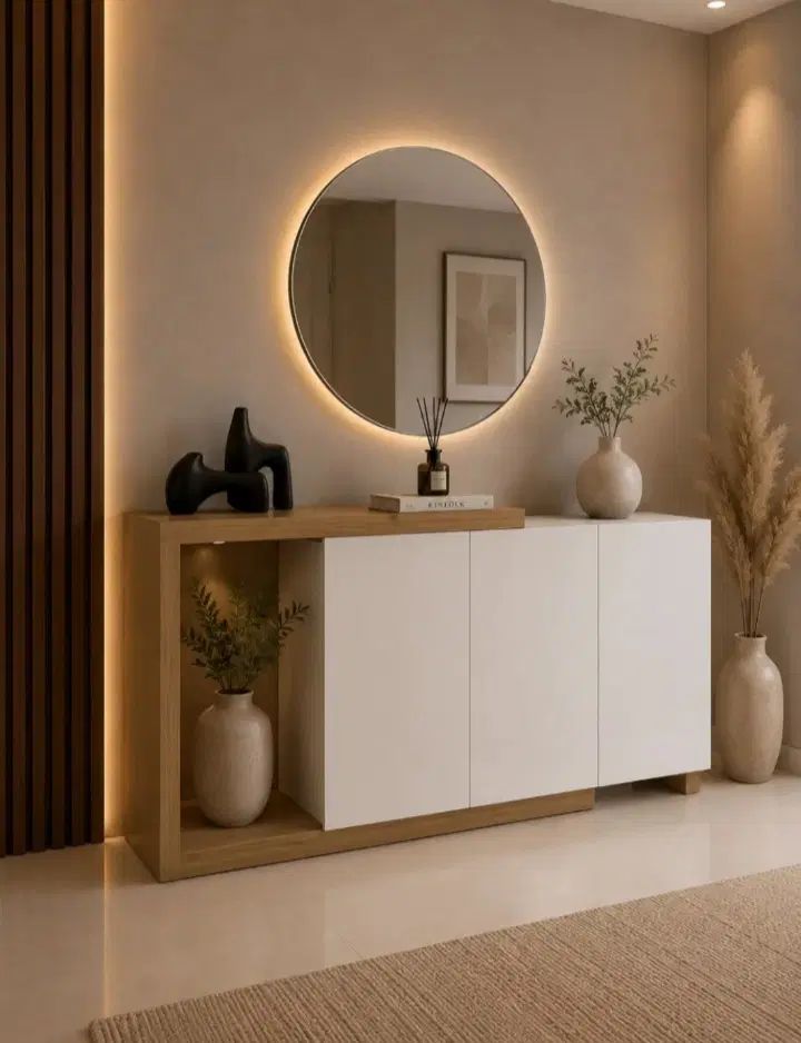 کنسول واینه لایت دار(minimalist)code235