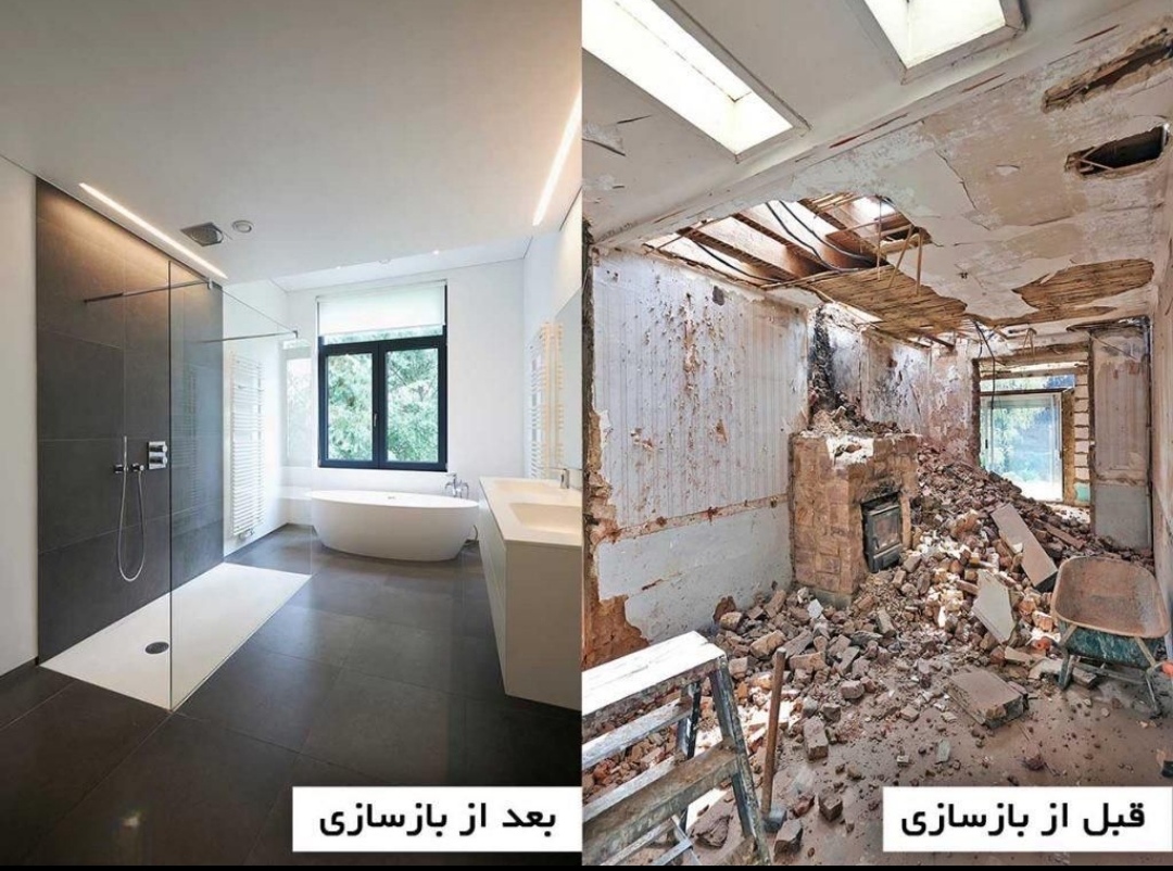 بازسازی آپارتمان با متراژ مختلف