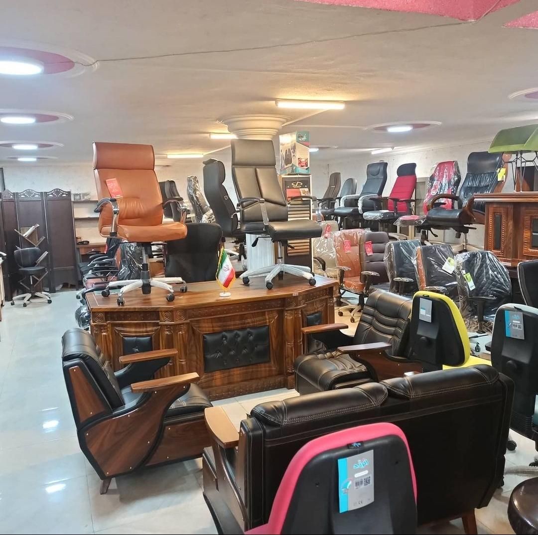 صندلی مدیریت مبلمان اداری نیم ست میز مدیریت
