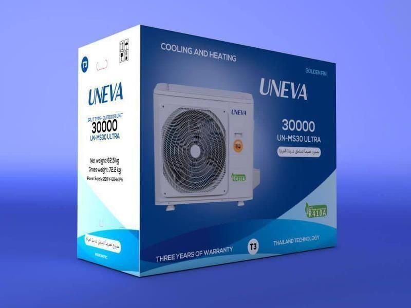کولر گازی ۳۰ هزار یونیوا مدل uneva t3