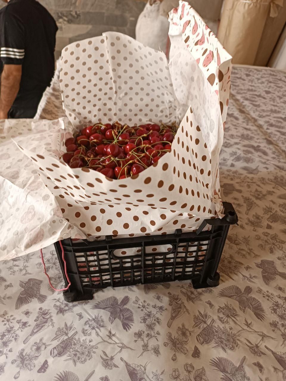 کاغذ سابلی طرح مخصوص سبدمیوه جایگزین روزنامه باطله