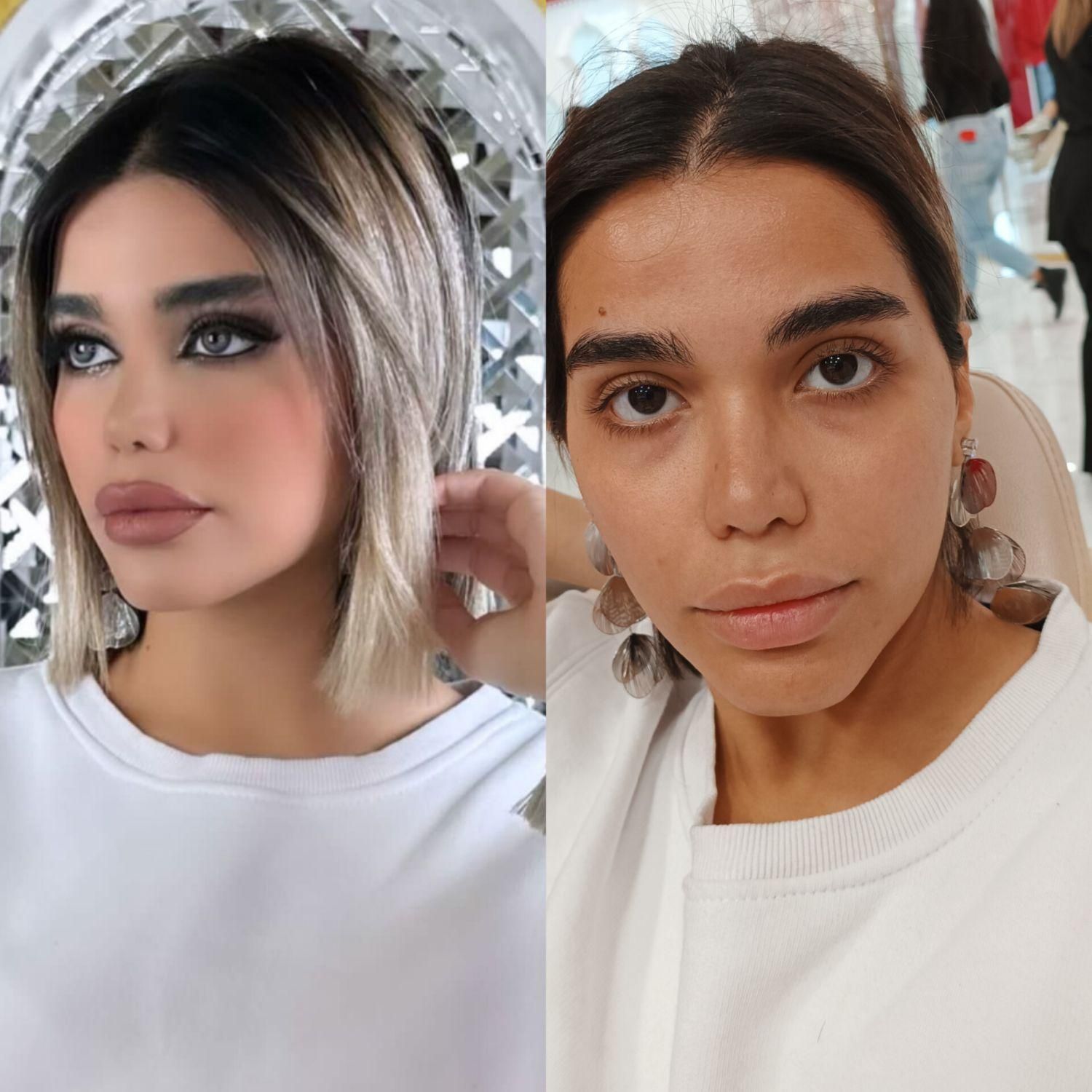 میکاپ درمنزل انجام میشود