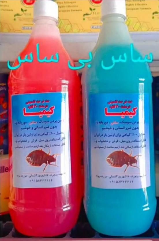 سم‌پاشی تخصصی ساس بامحلول کیمیا معجزه‌گر بی رقیب