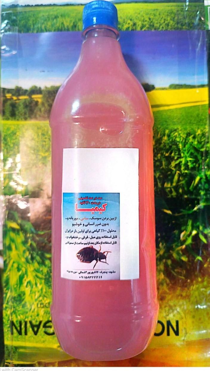 ساس سم پاشی بامحلول کیمیا معجزه‌گر بی رقیب