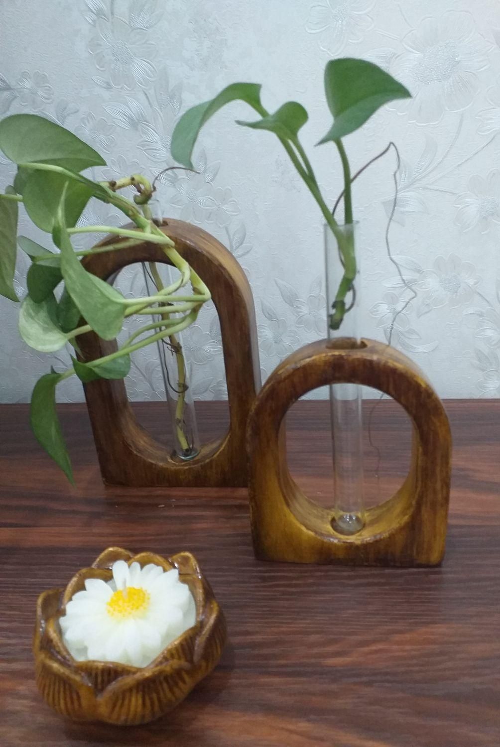 دکوری سنگ مصنوعی و شمع و آموزش