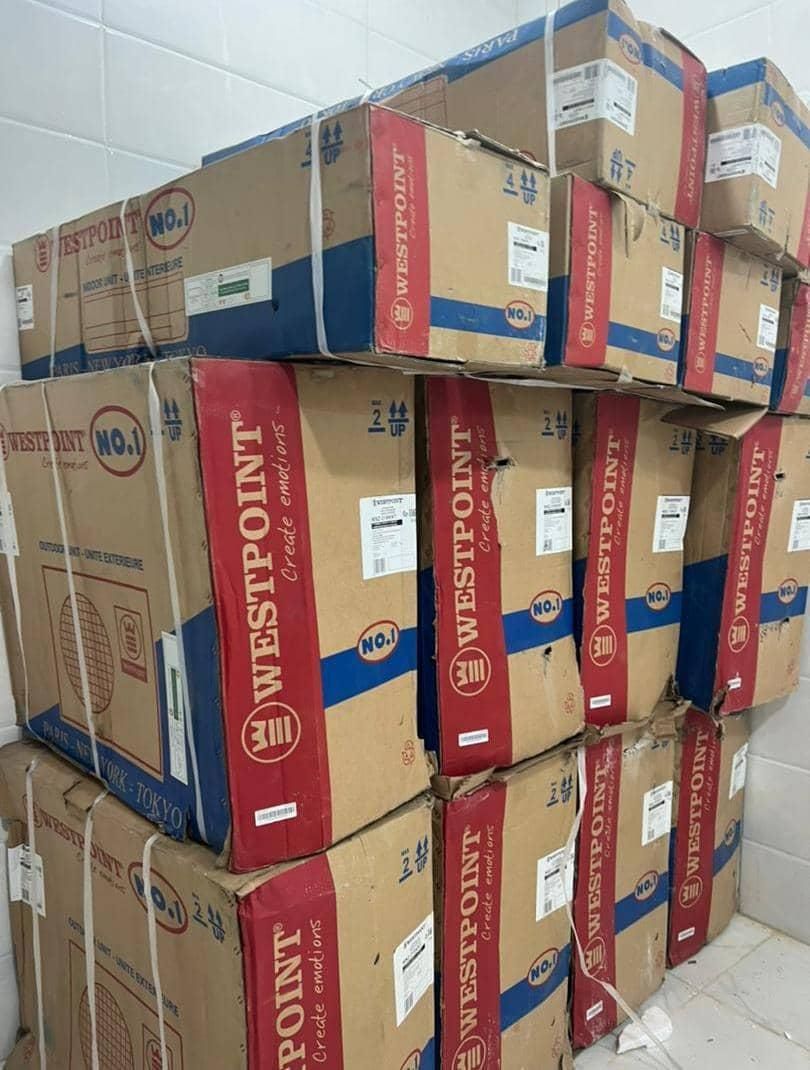 کولر دوتیکه گازی ایستاده وست پوینت دیواری مدلUYRH در شوشتر