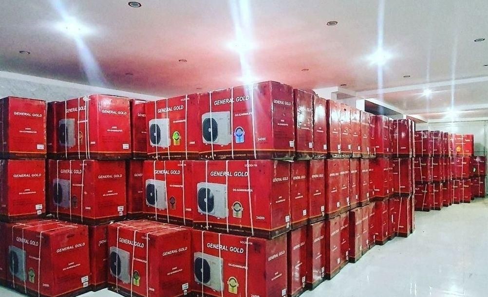 کولر دوتیکه اسپلیت ایستاده گازی جنرال GG-S30SVITLL در شوشتر
