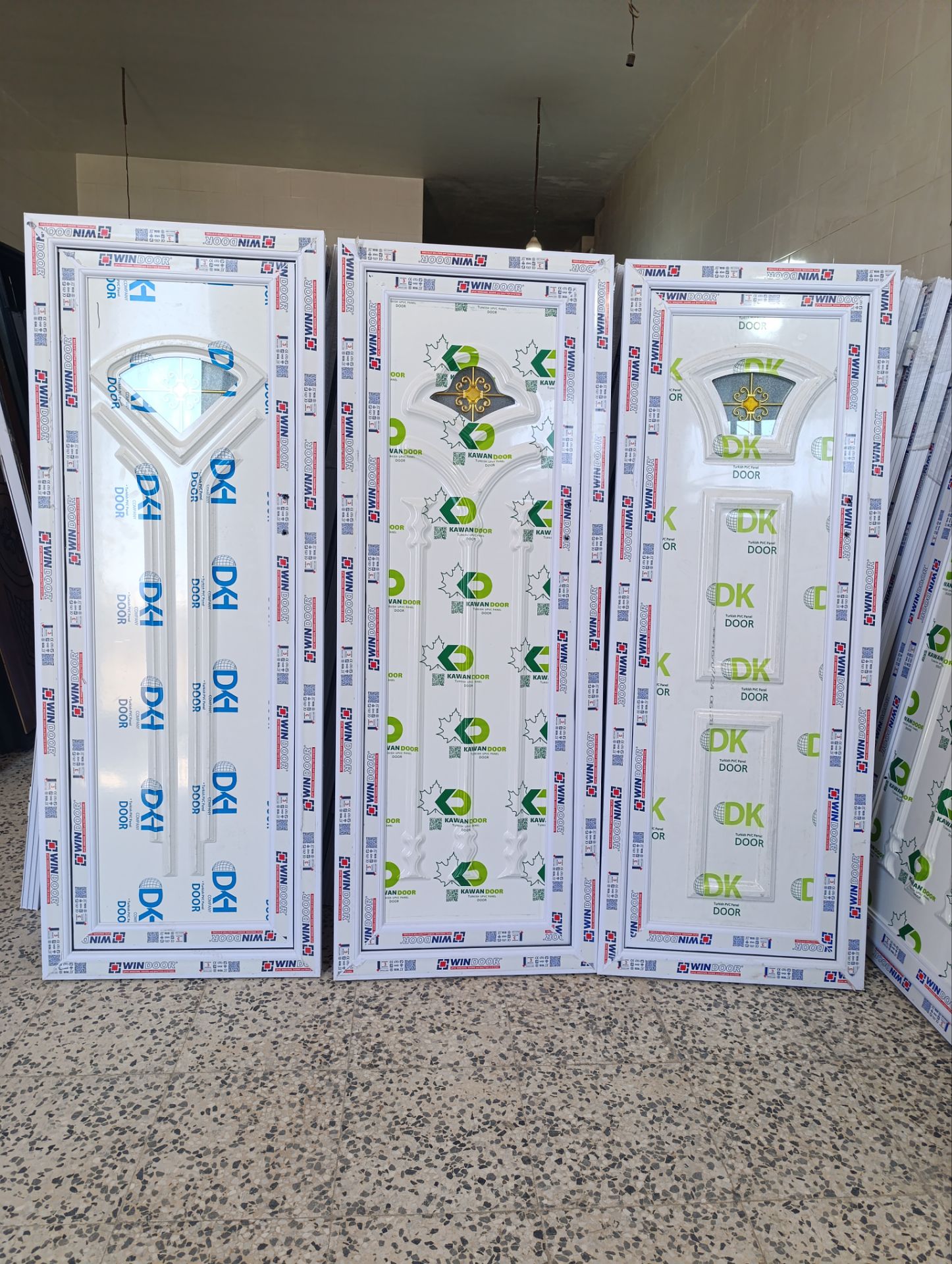 درب دوجداره upvc پنل خارجی با قفل سوئیچی آماده نصب