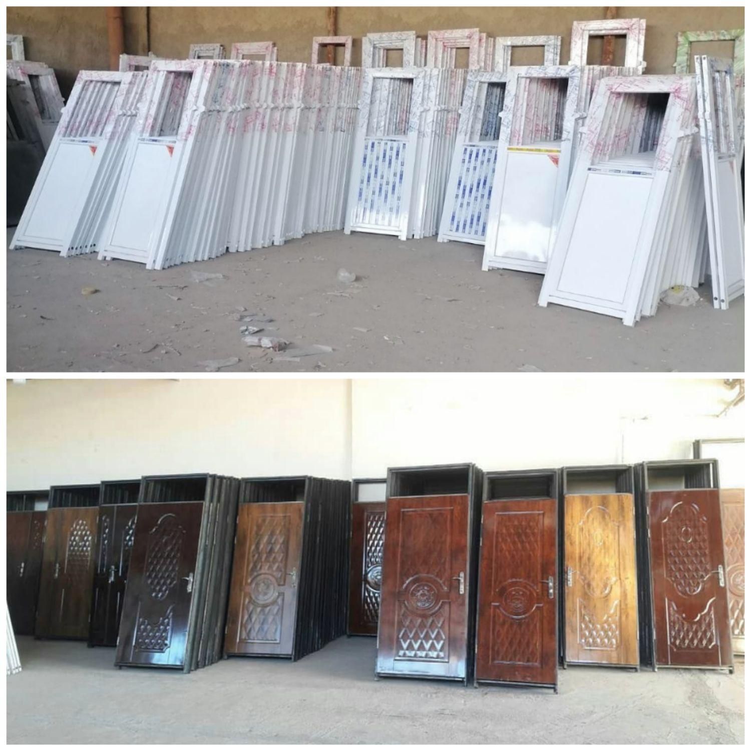 درب آماده نصب آلومینیوم حمام انباری اتاقی ضد سرقت