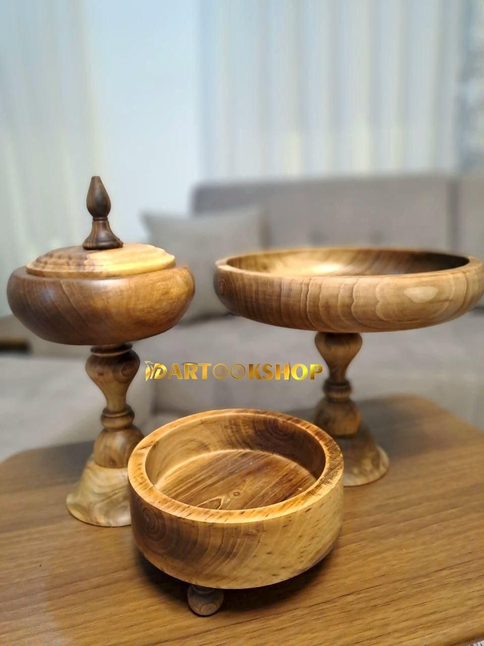 میوه خوری آجیل خوری چوبی