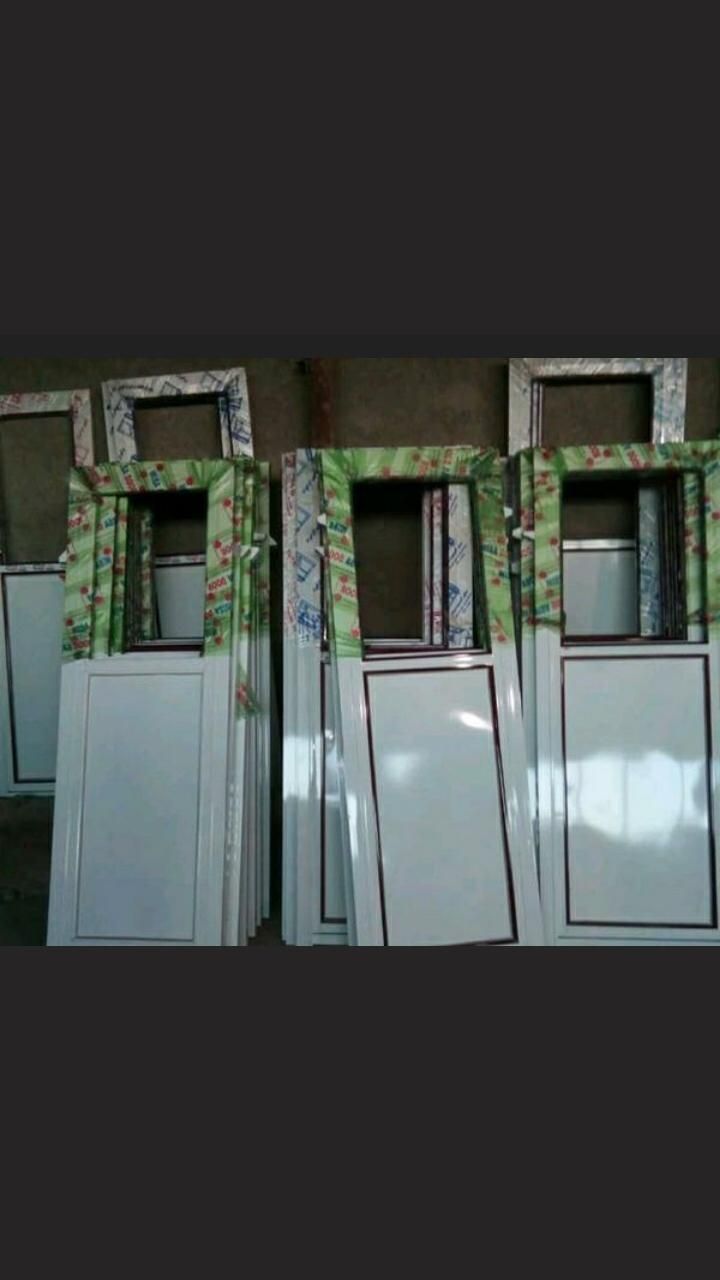 درب ضد سرقت نبشی نصب در آلومینیومی upvc الومینیوم