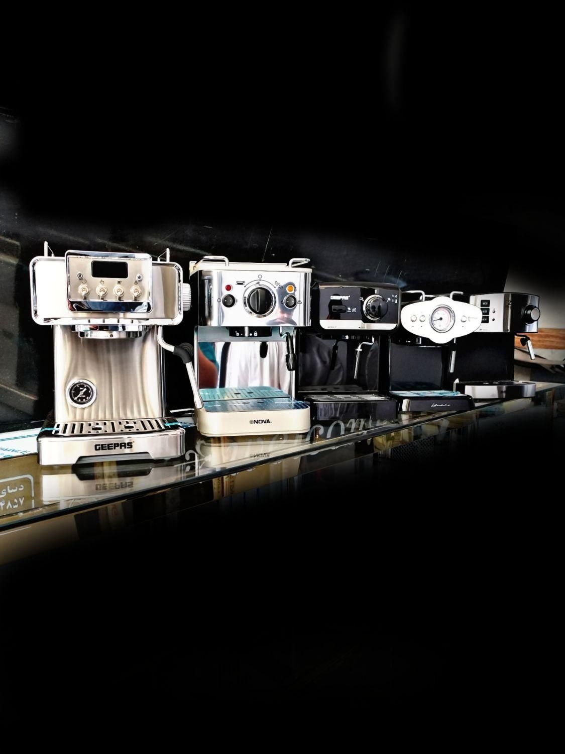 اسپرسو ساز خانگی و نیمه صنعتی با قیمت مناسب