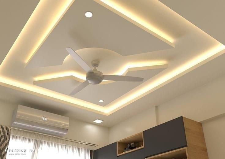 کناف،سقف کاذب،۶۰ در ۶۰،دکوراسیون،تی وی روم