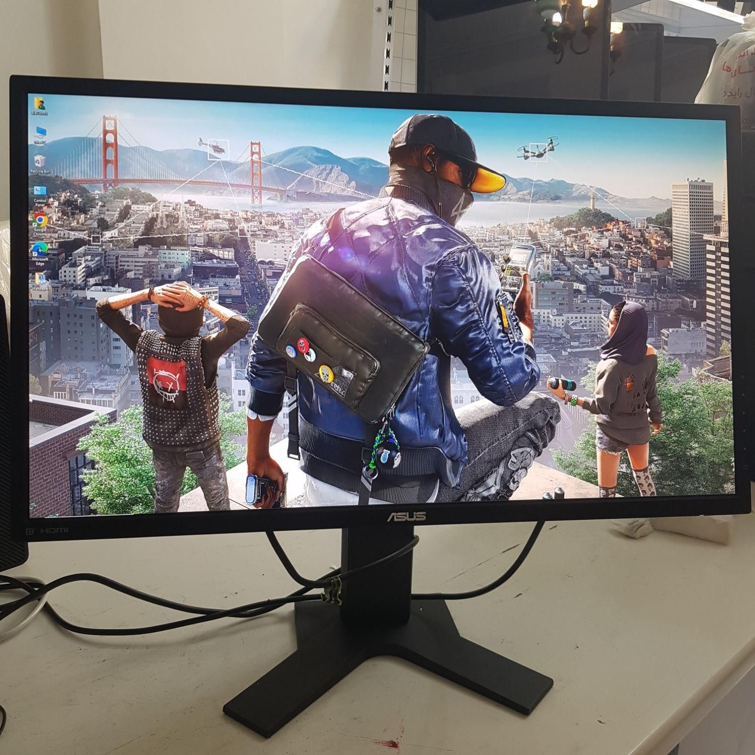مانیتور استوک ۲۷اینچ باکیفیت 2K فول پورتHdmi گریدA