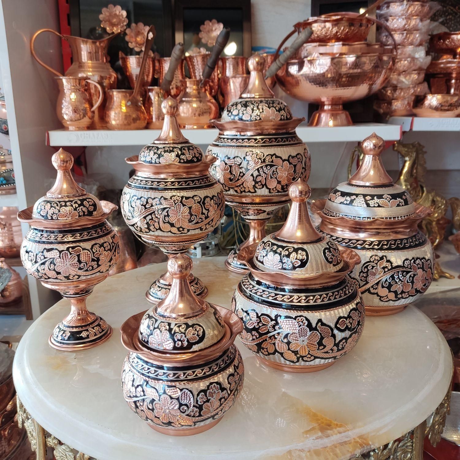 ظروف مسی نقره کوب نانو شده