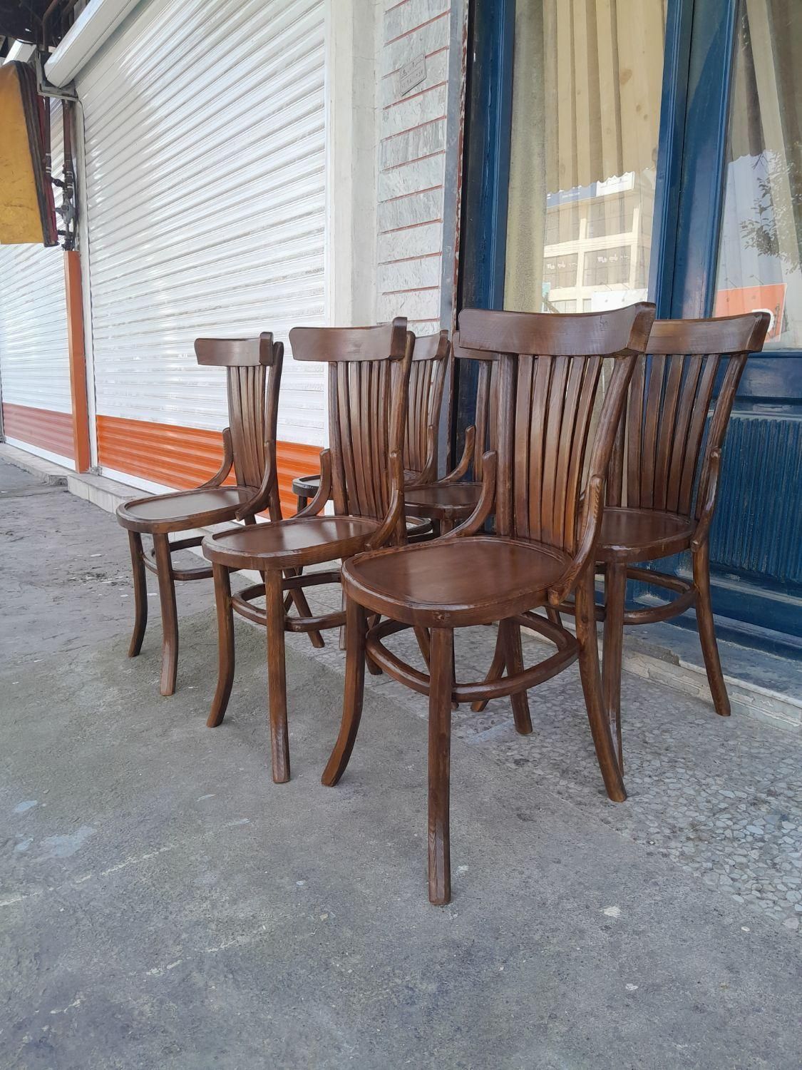 صندلی تمام چوب لهستانی