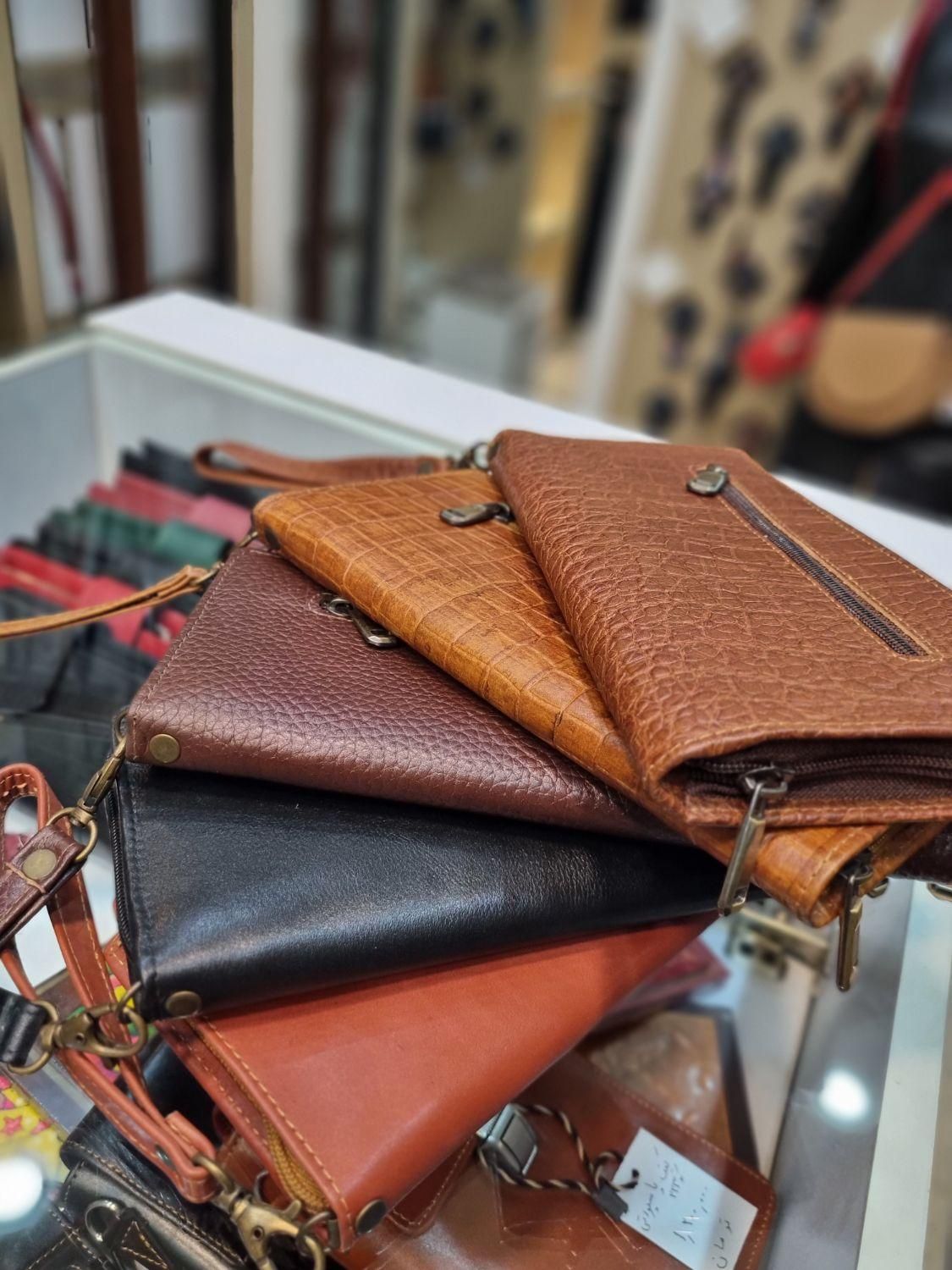 کیف مدارک چرم طبیعی