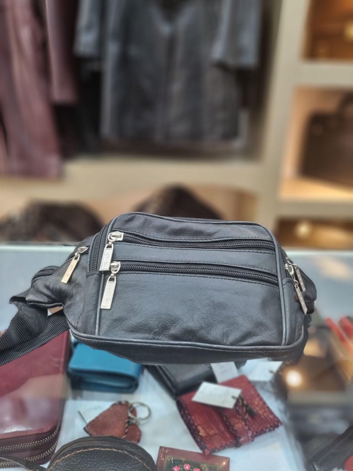 کیف کمری چرم طبیعی