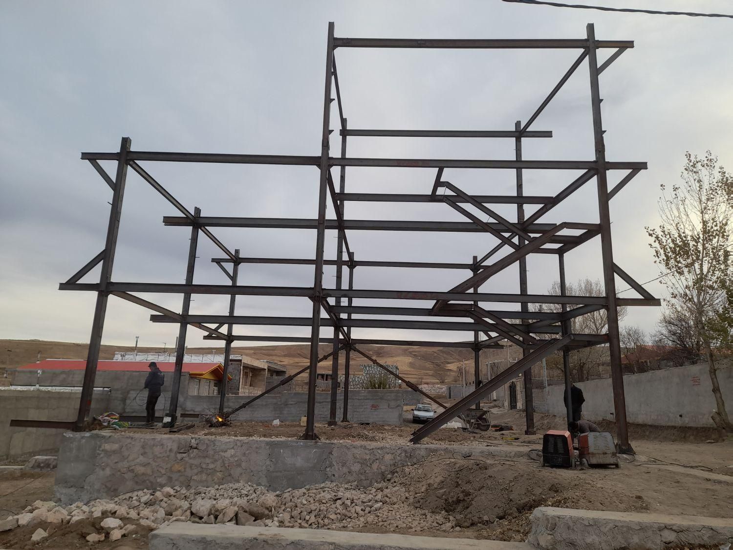 جوشکاری اسکلت فلزی شیروانی کوبی نبش کشی وغیره