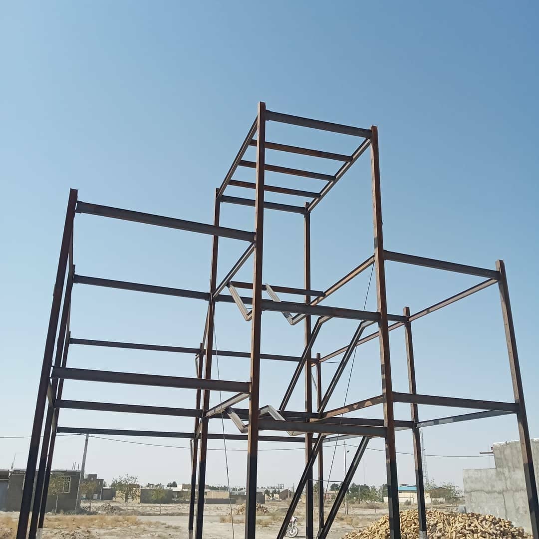 جوشکاری اسکلت فلزی شیروانی کوبی نبش کشی