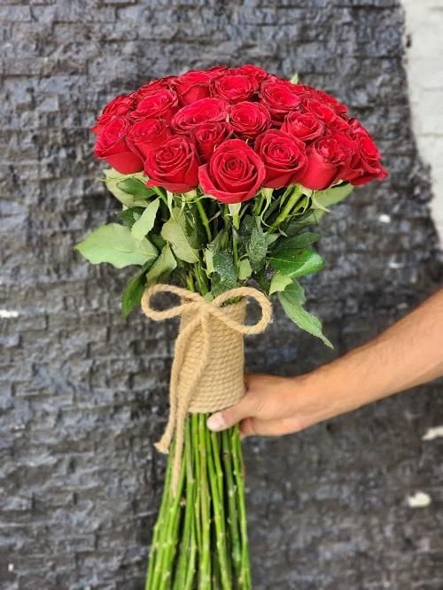 دسته گل رز هلندی