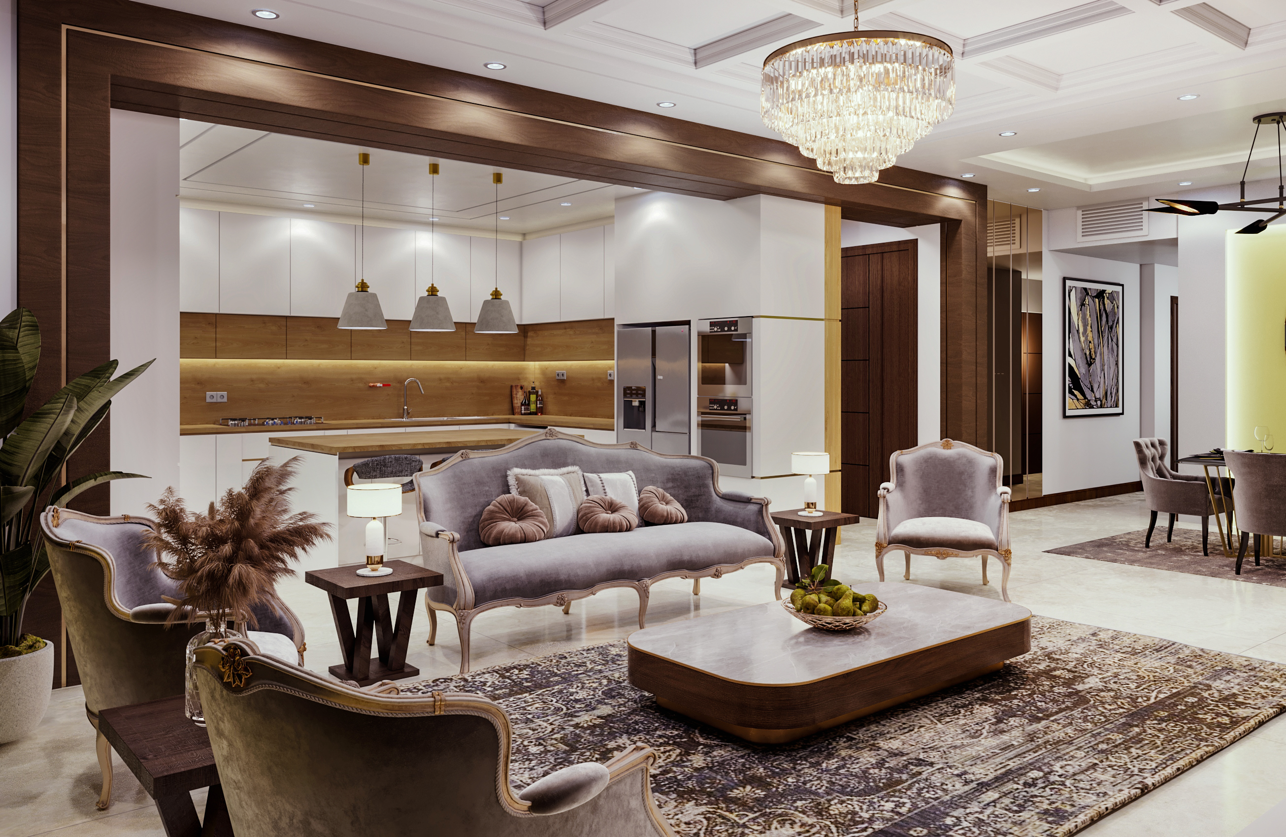 طراحی و اجرای کابینت مدرن