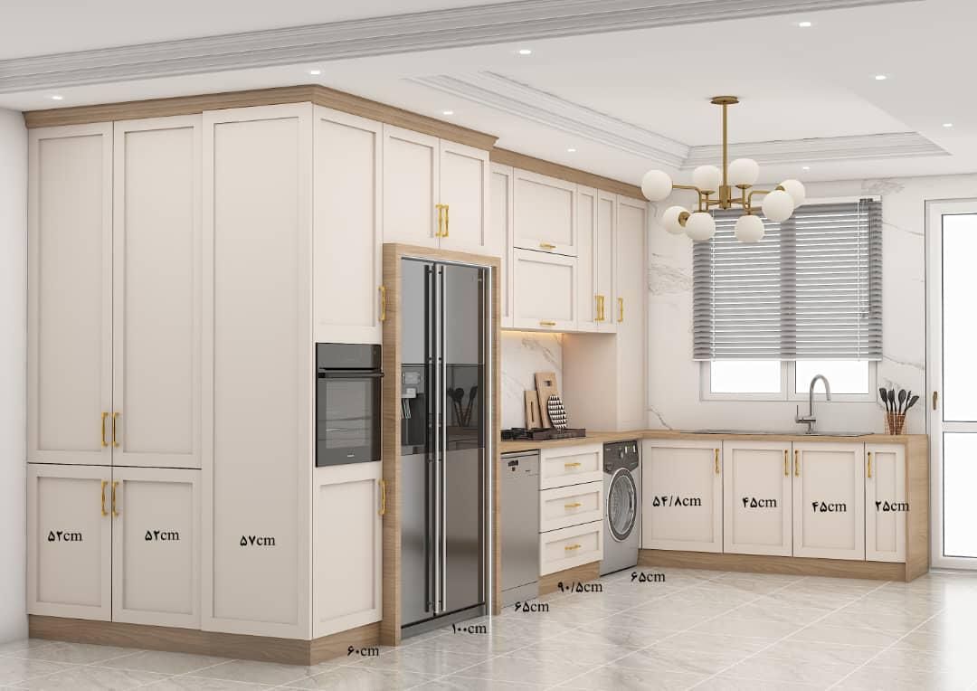 ** کابینت نئوکلاسیک با کیفیت و طراحی مدرن **