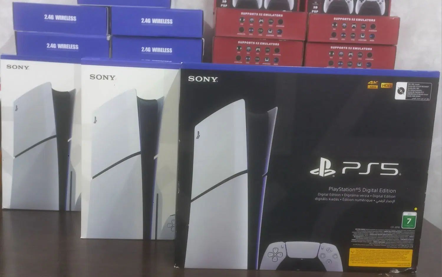 ps5 ،گیم استیک m22 و pro(m15) تک و تعداد