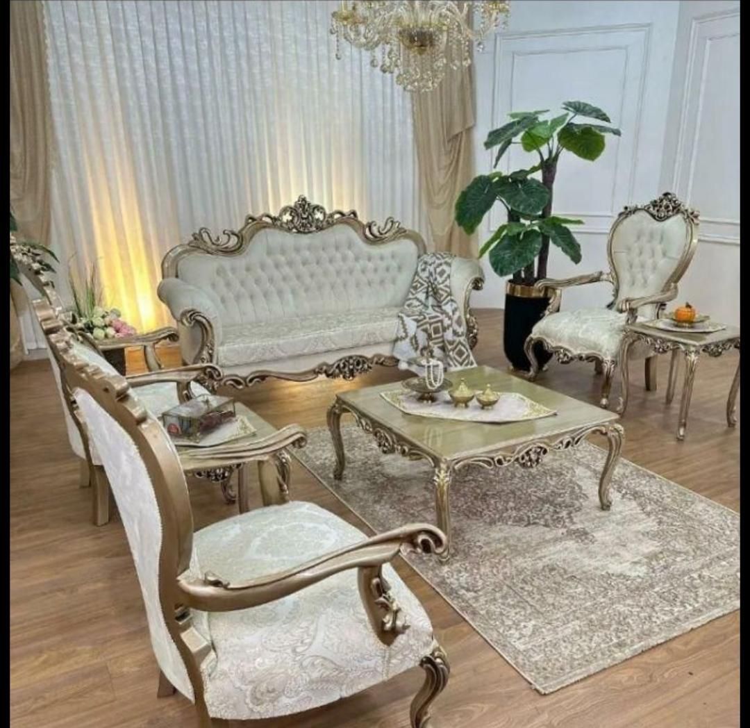 مبل نگار زمرد افسون چوب گردو فوم شرکتی