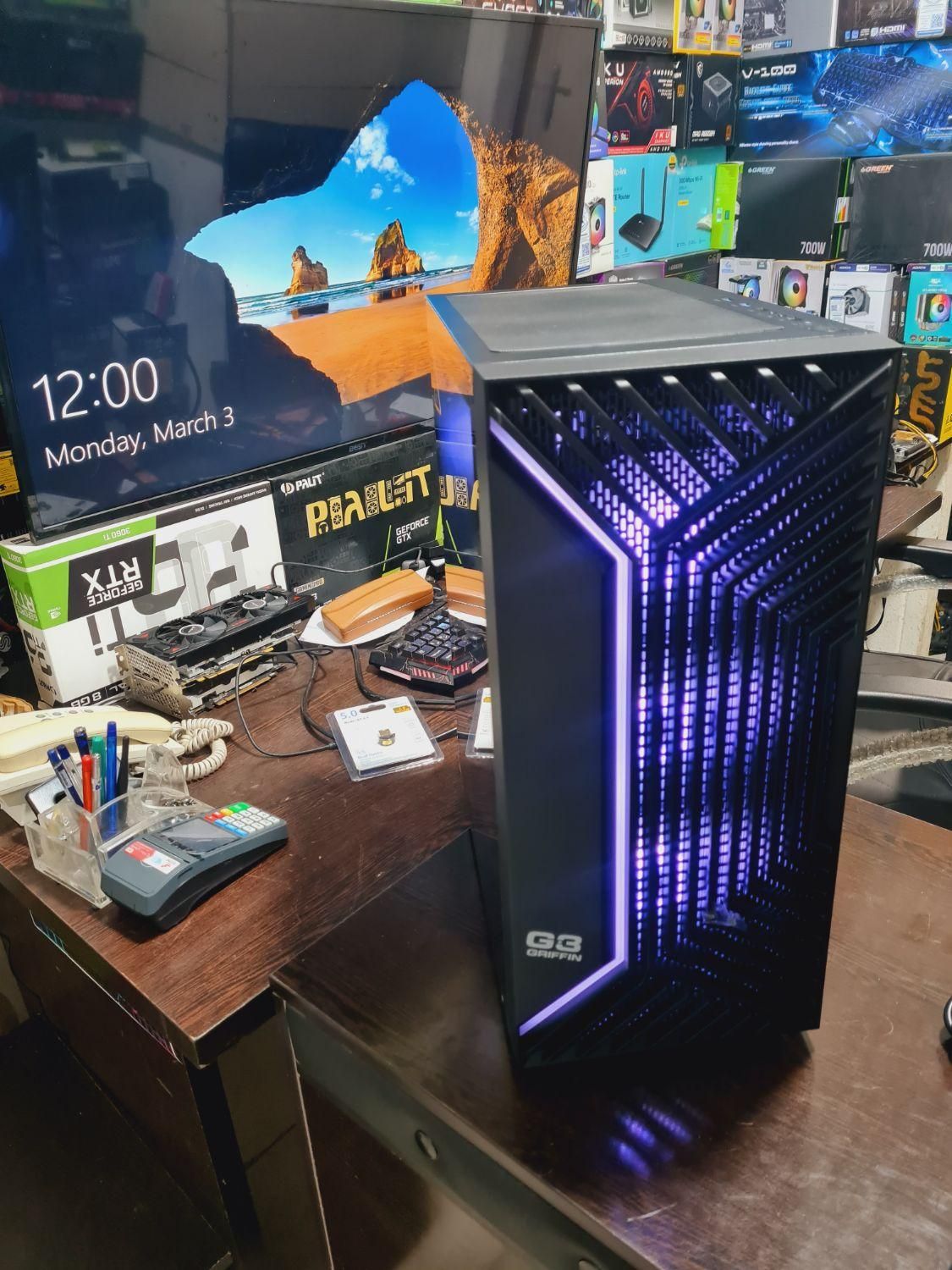سیستم قدرتمند گیمینگ و رندرینگ i5 با RX580
