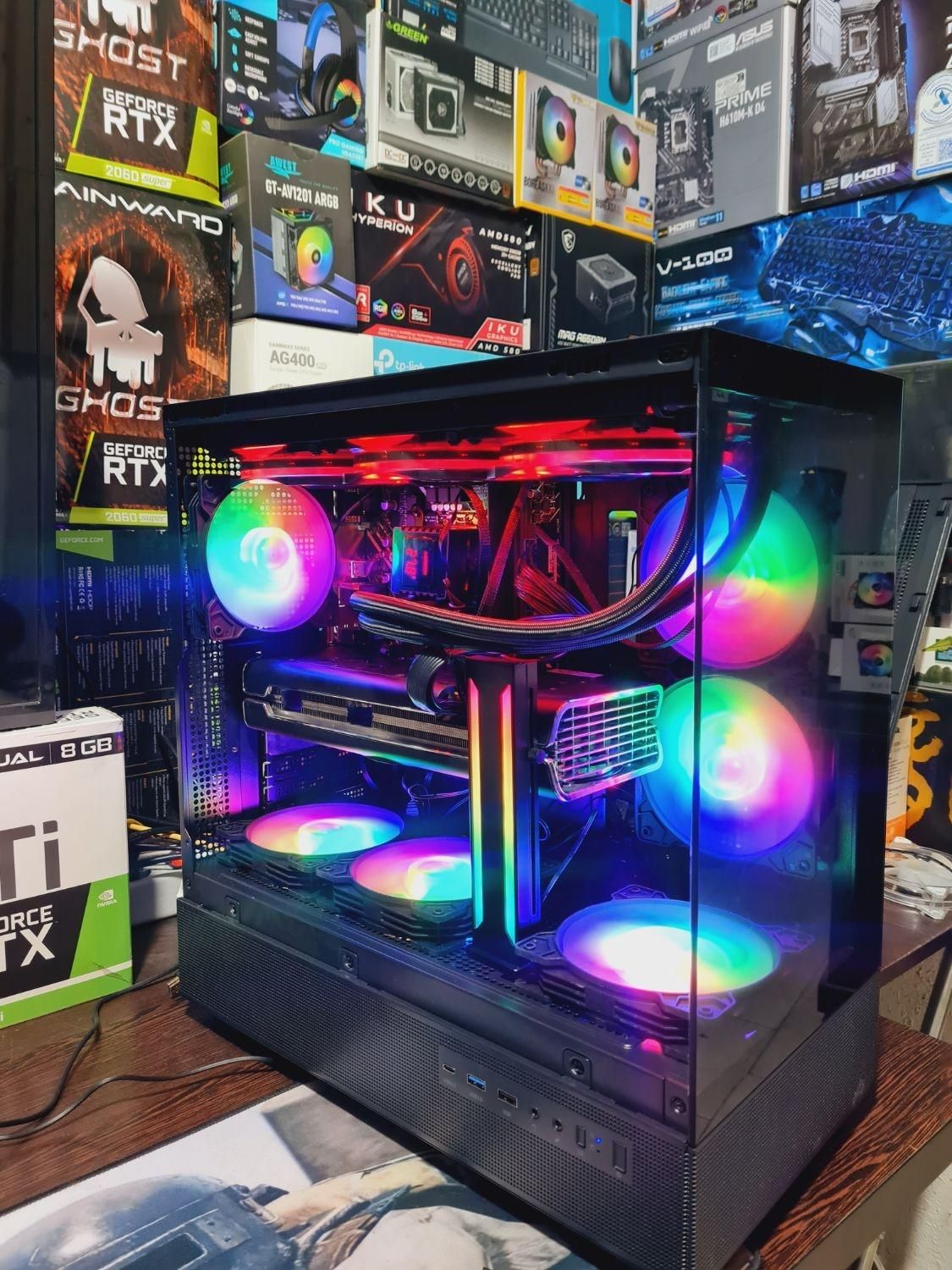 کیس گیمینگ و رندرینگ i5 نسل D5 ۱۳ باگرافیکRX5700XT