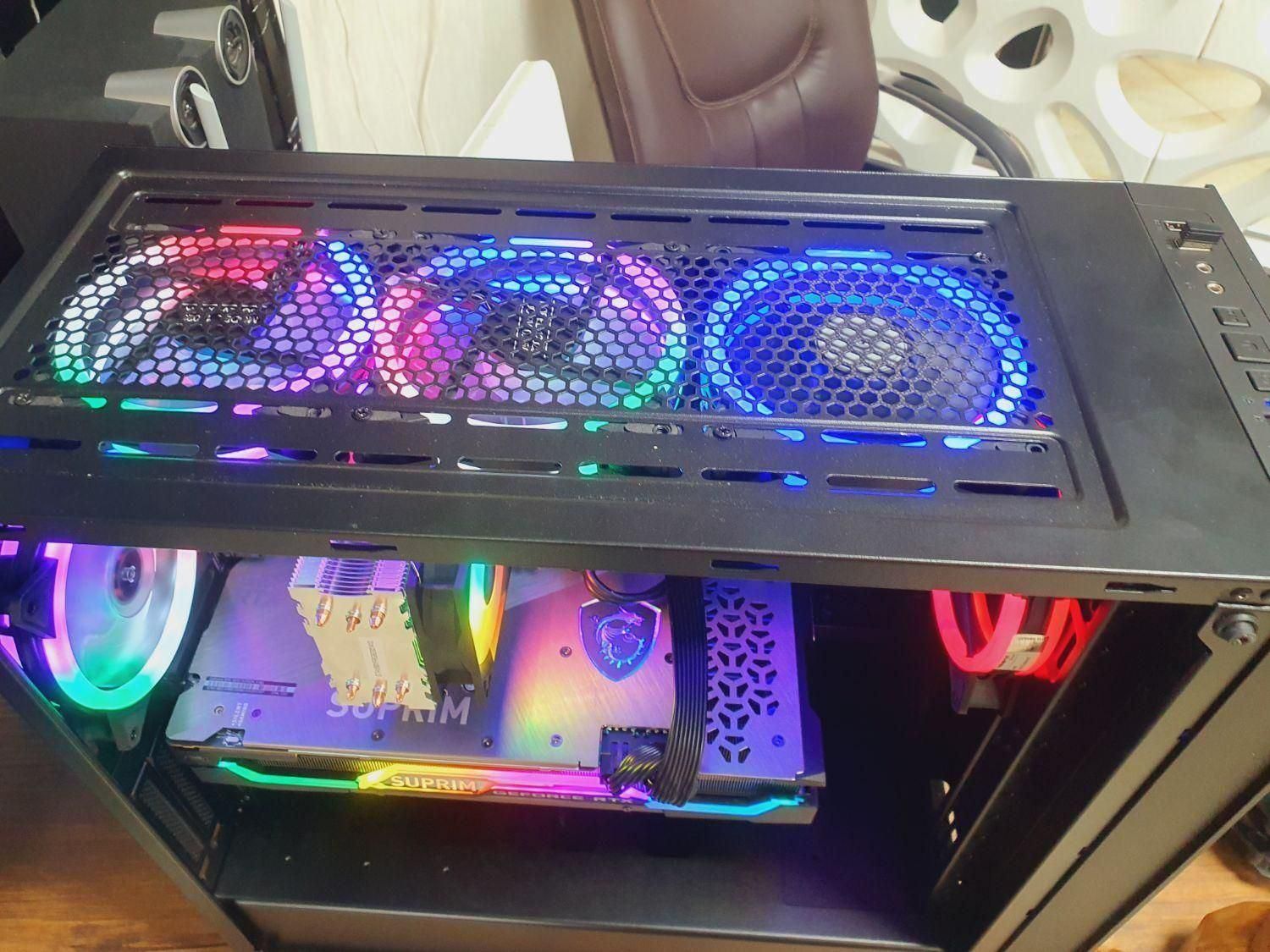 کیس گیمینگ و رندرینگ نسل 12 باگرافیک 3070 سوپریم
