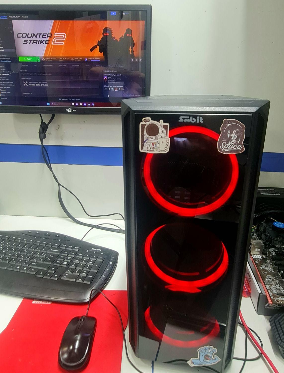 سیستم گیمینگ i5 نسل ۶و۷با گرافیکRX580 8G باگارانتی