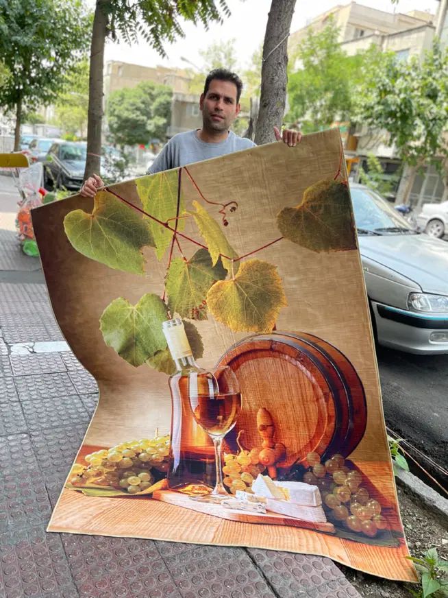فرش سه بعدی مدرن اشپزخانه فرشینه ماشینی البوم ۴۰۰