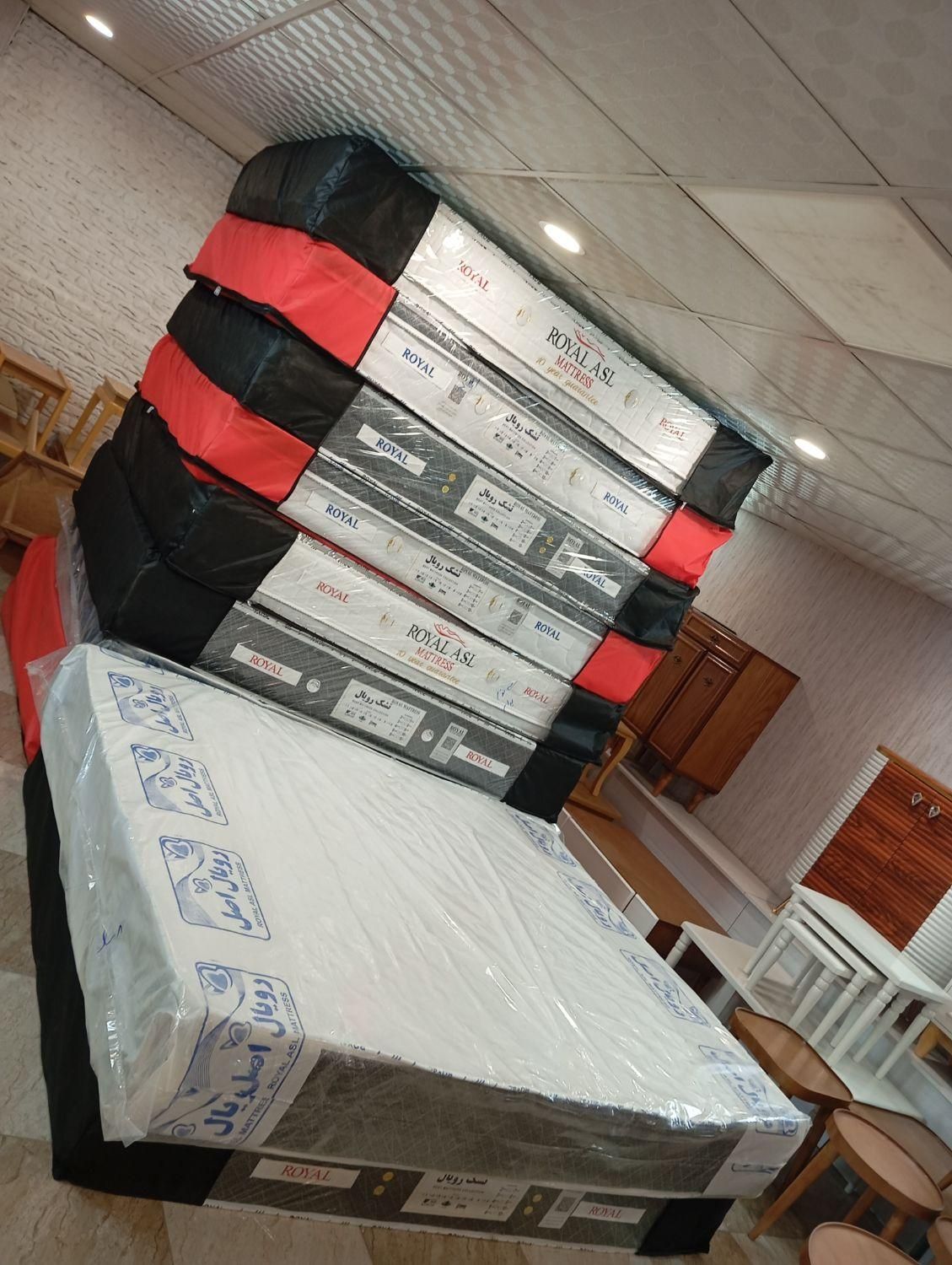تشک طبی فنری پددار رویال اصل