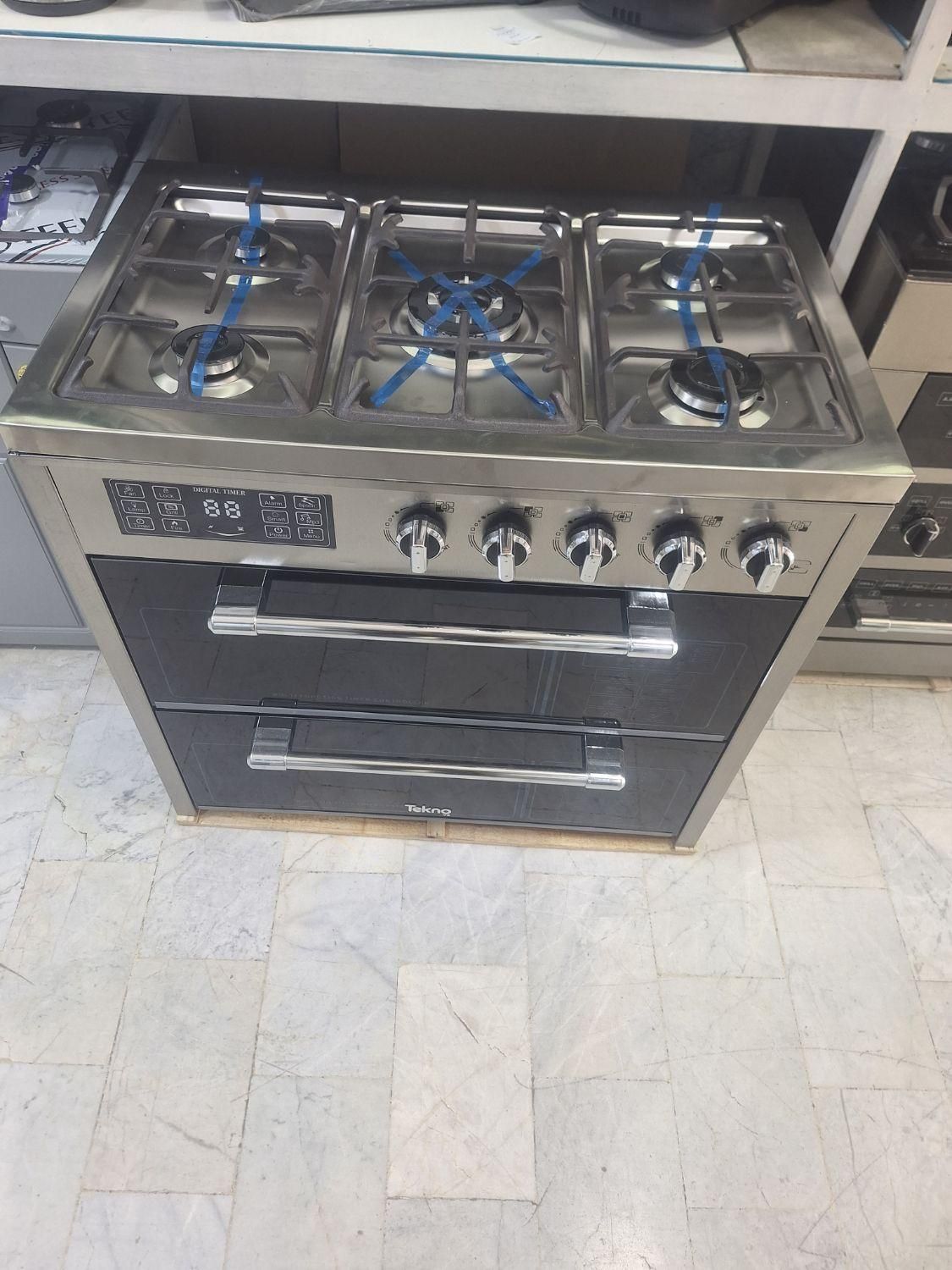 اجاق طرح فر نمااستیل صفحه استیل دودرب