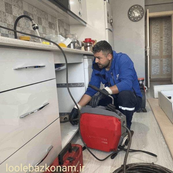 لوله بازکن فاضلابــ حتی لوله های سخت و سیمانی شبانه روزی