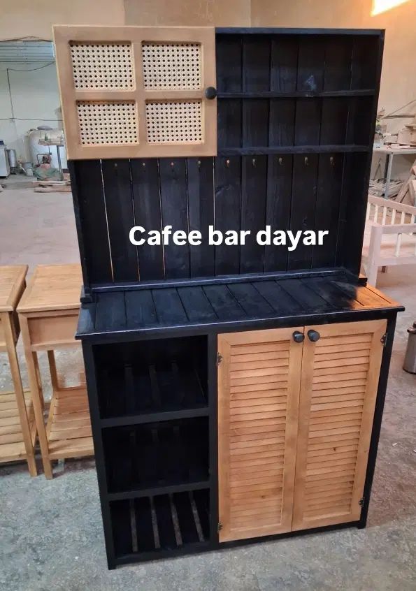 کافی بارمشکی قهوه ای درب دارestanad