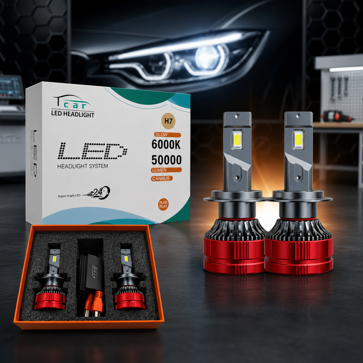 هدلایت GLOW TCAR 2025 نوری قوی در تهران