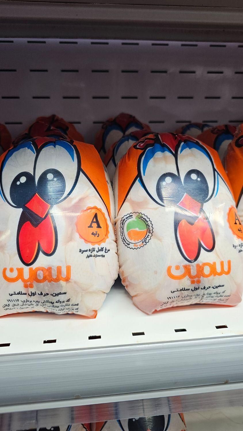 مرغ سمین قطعه بندی