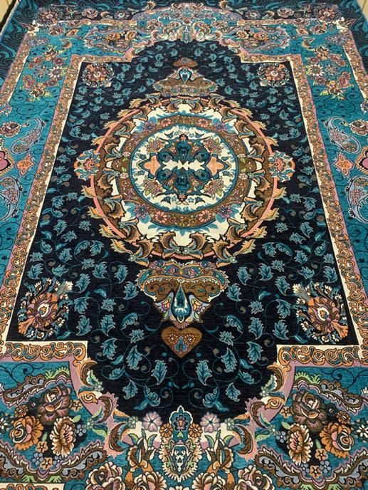 روفرشی مخمل دوشانل سنگین وزن طرح سلطان