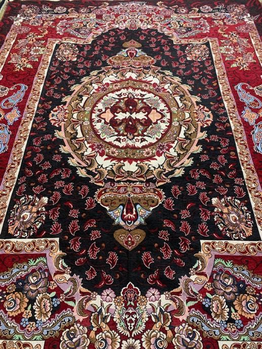 روفرشی مخمل دوشانل سنگین وزن طرح سلطان